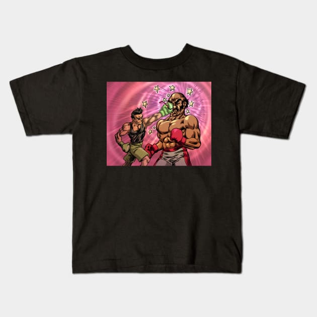 KO Punch Kids T-Shirt by MatiasSotoLopez